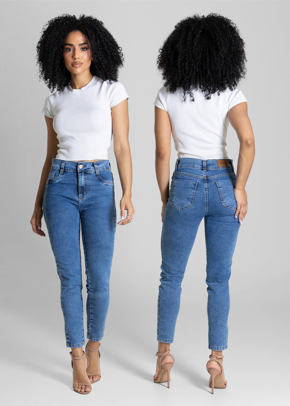 Calça Jeans Sawary Cigarrete - 282850 AZUL