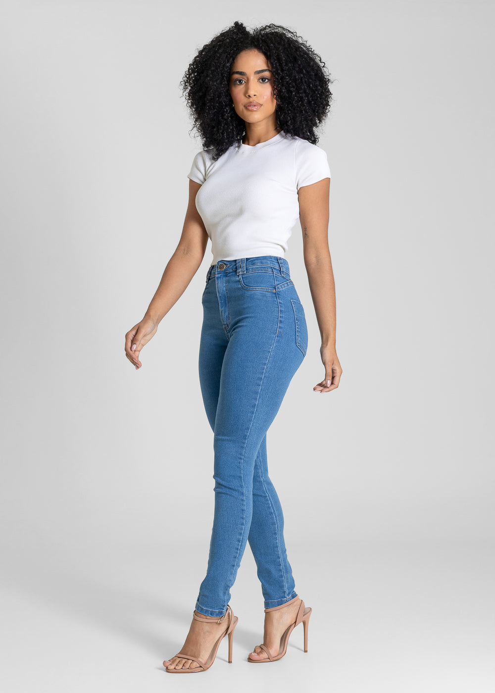 Calça Jeans Sawary Push Up - 282854 AZUL