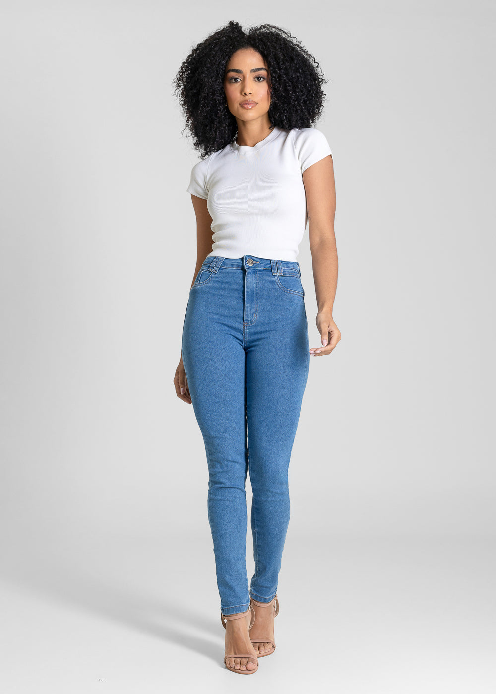 Calça Jeans Sawary Push Up - 282854 AZUL