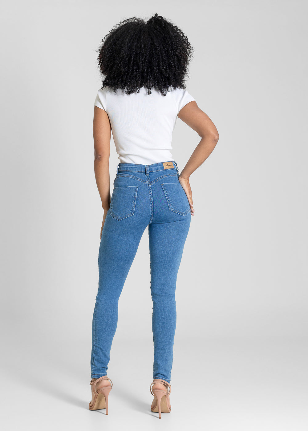 Calça Jeans Sawary Push Up - 282854 AZUL