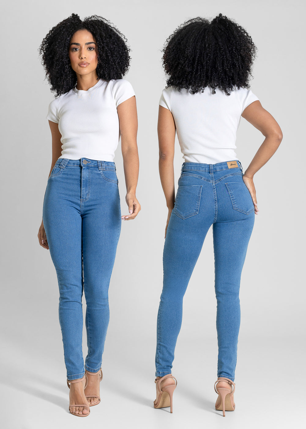 Calça Jeans Sawary Push Up - 282854 AZUL