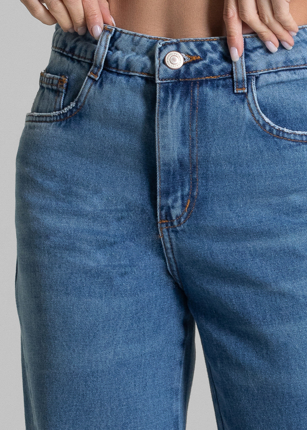 Calça Jeans Sawary Wide Leg Petit - 282913 AZUL