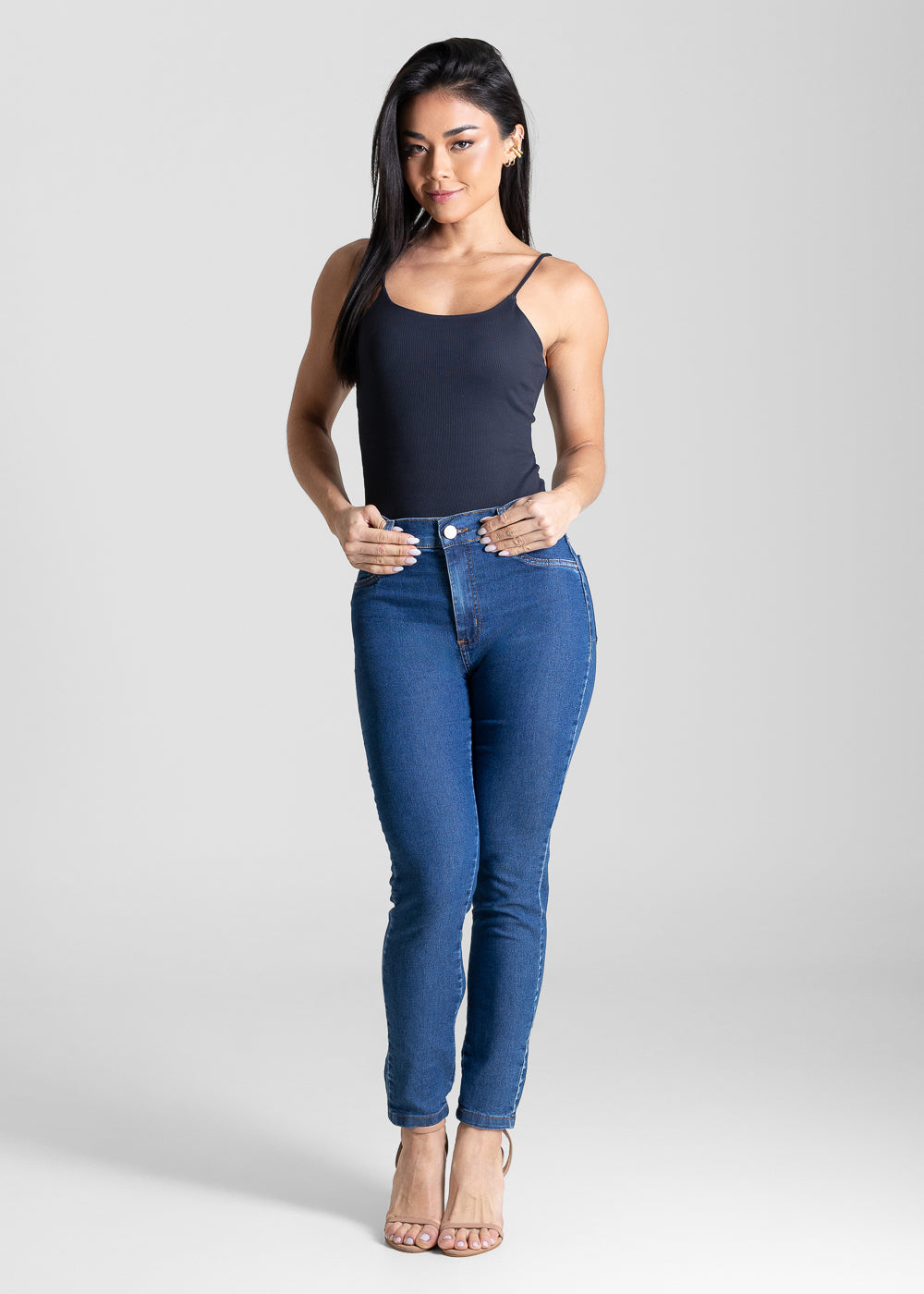 Calça Jeans Sawary Cigarrete - 282921 AZUL
