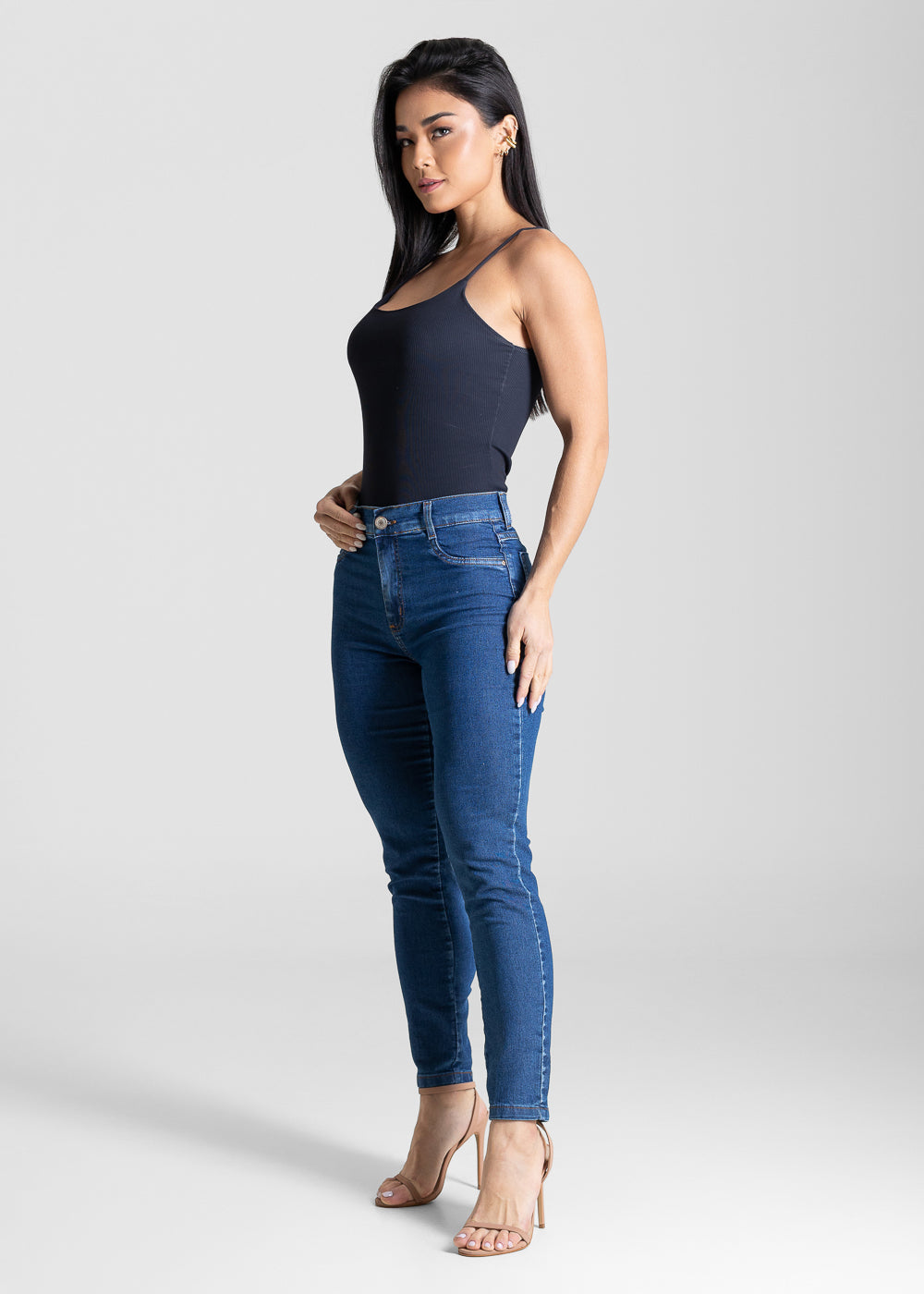 Calça Jeans Sawary Cigarrete - 282921 AZUL