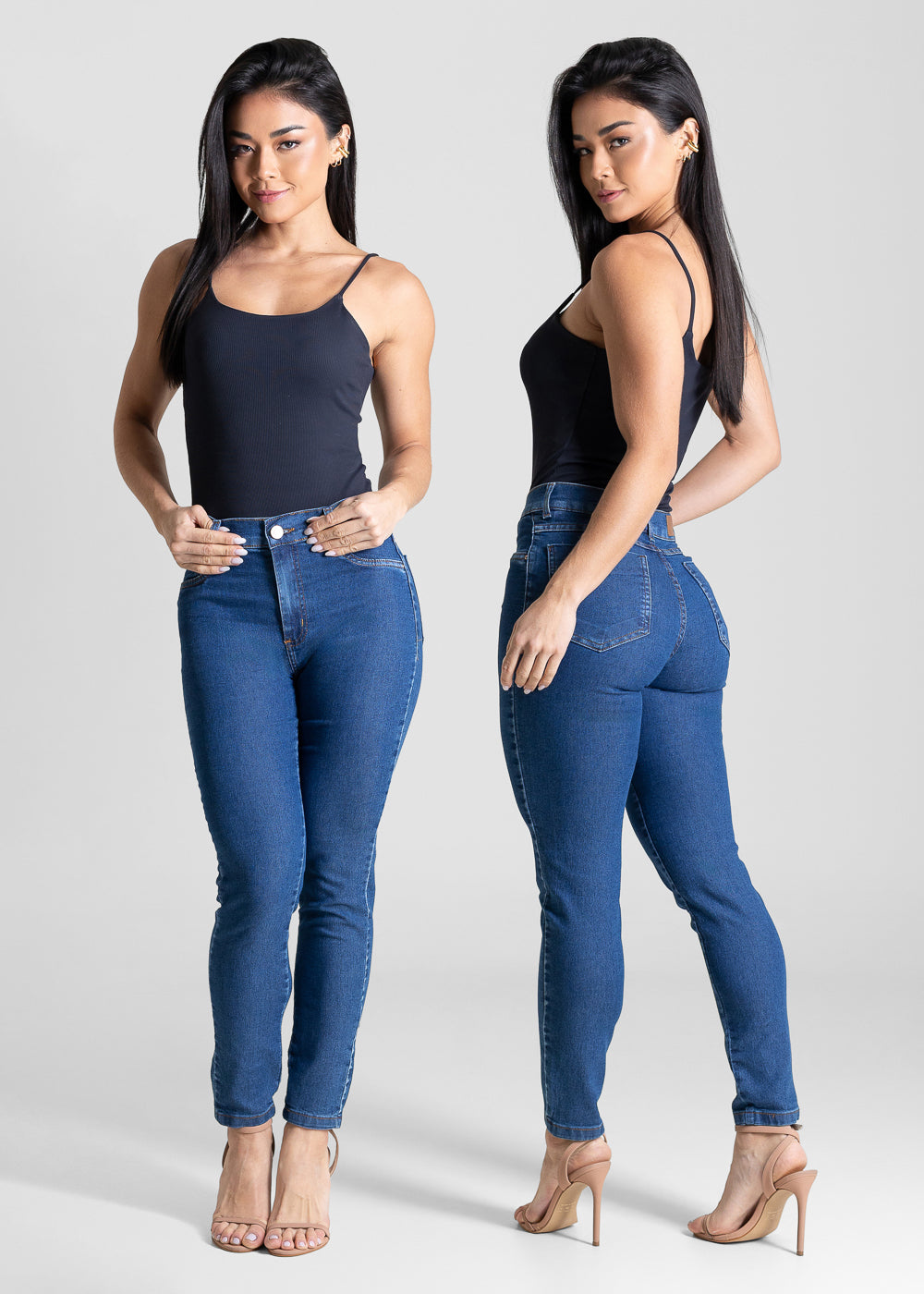Calça Jeans Sawary Cigarrete - 282921 AZUL