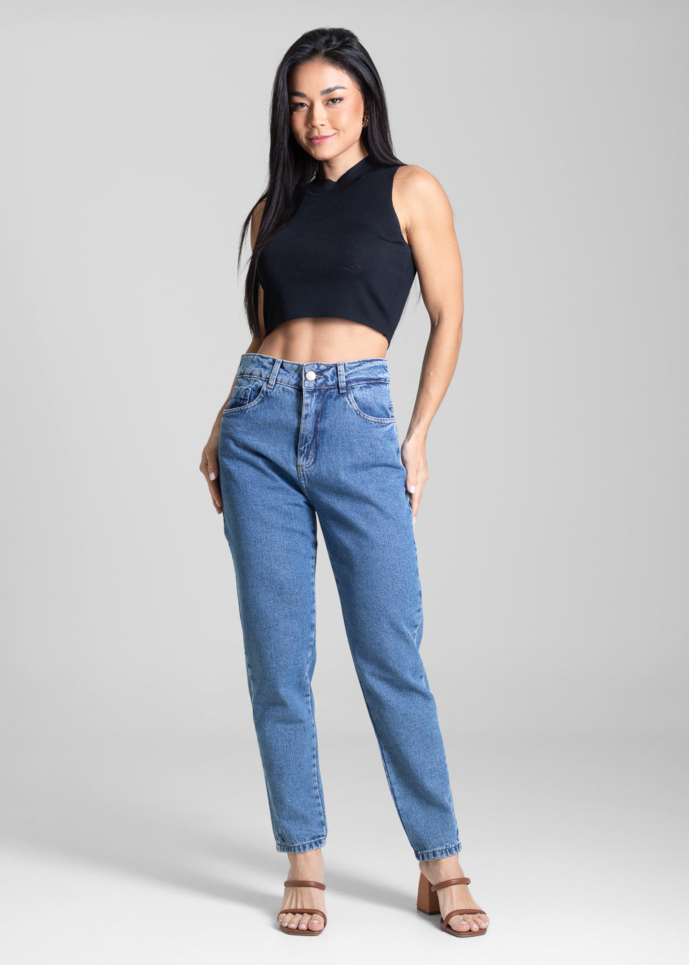 Calça Jeans Sawary Mom - 282943 AZUL