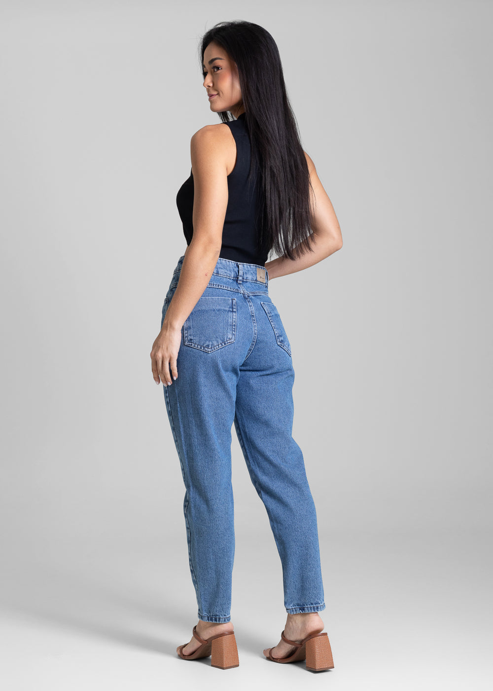 Calça Jeans Sawary Mom - 282943 AZUL