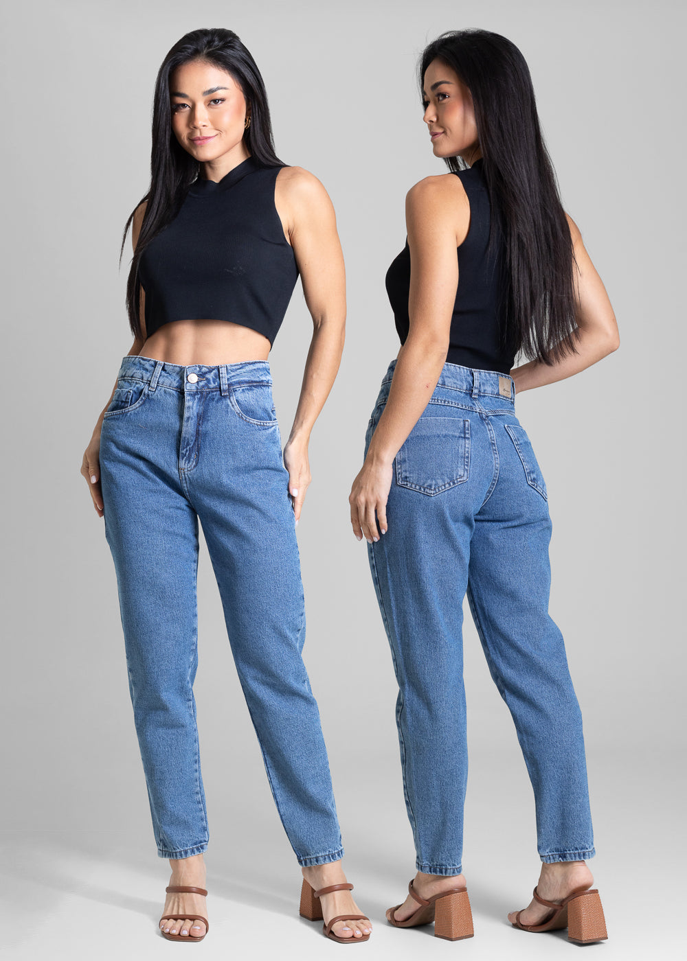 Calça Jeans Sawary Mom - 282943 AZUL