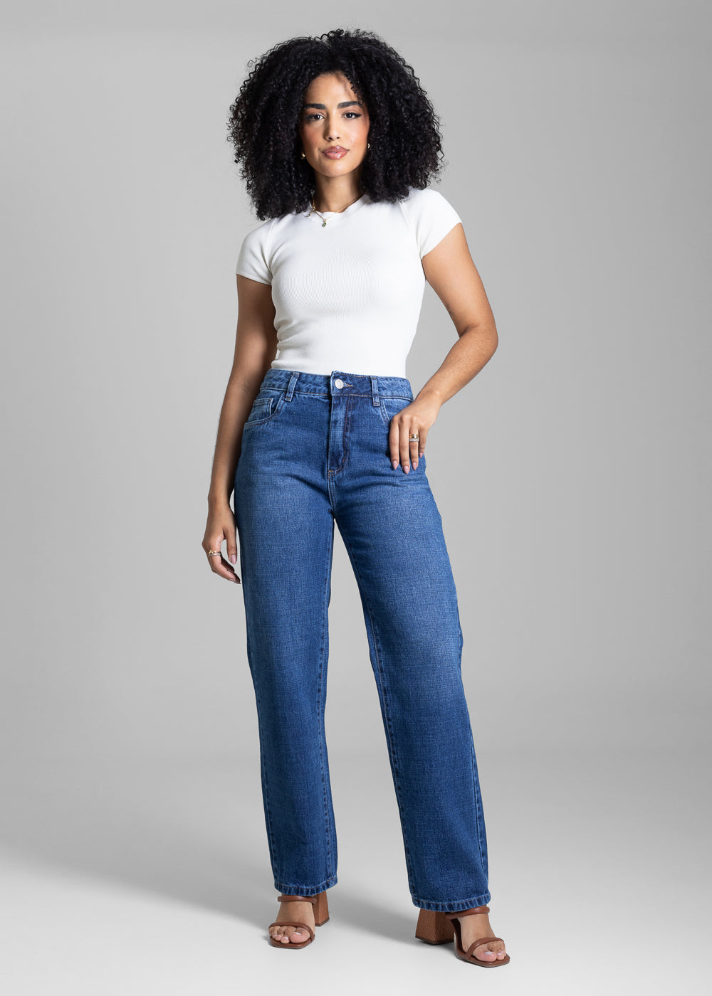 Calça Jeans Sawary Reta - 282948 AZUL
