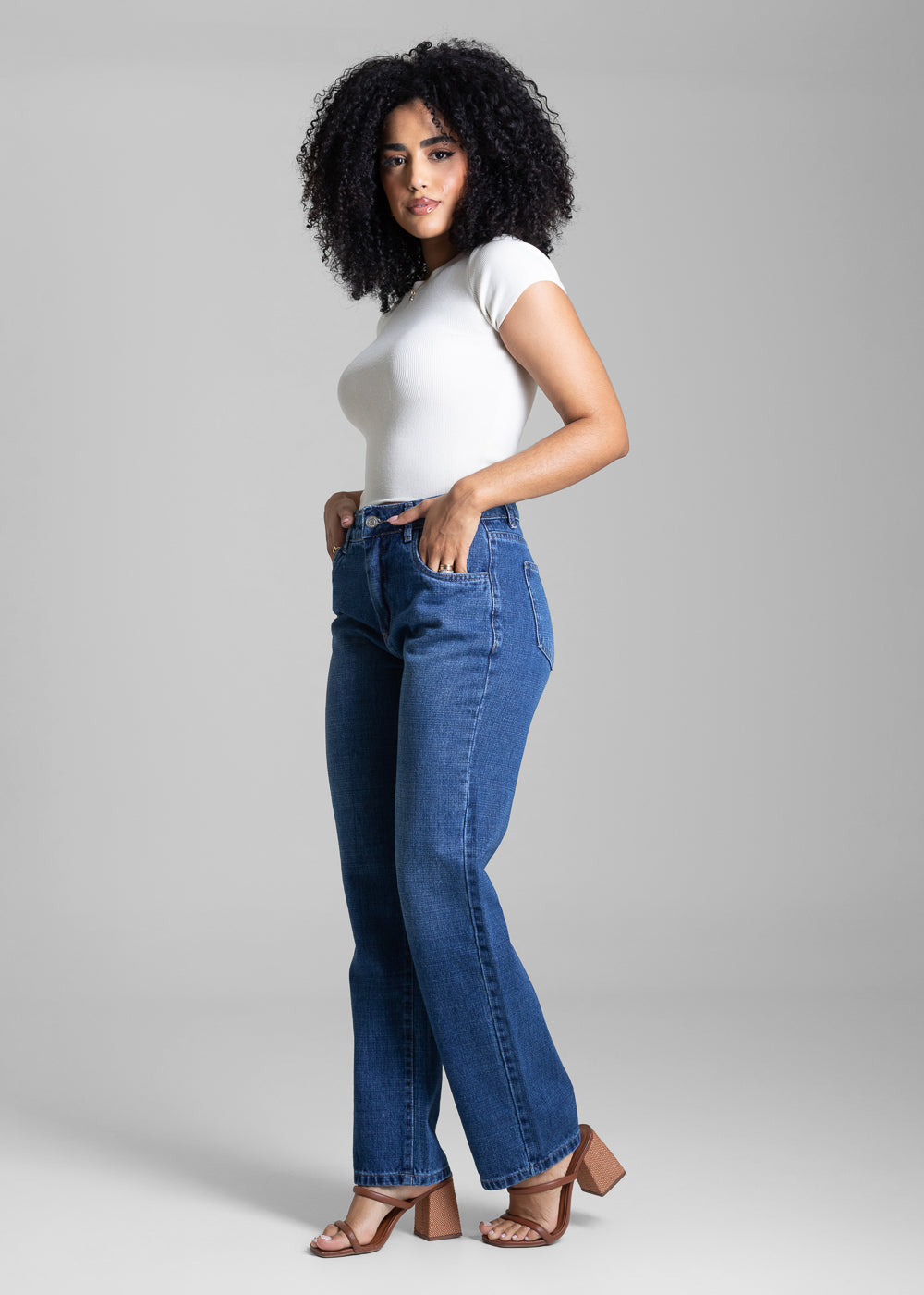 Calça Jeans Sawary Reta - 282948 AZUL