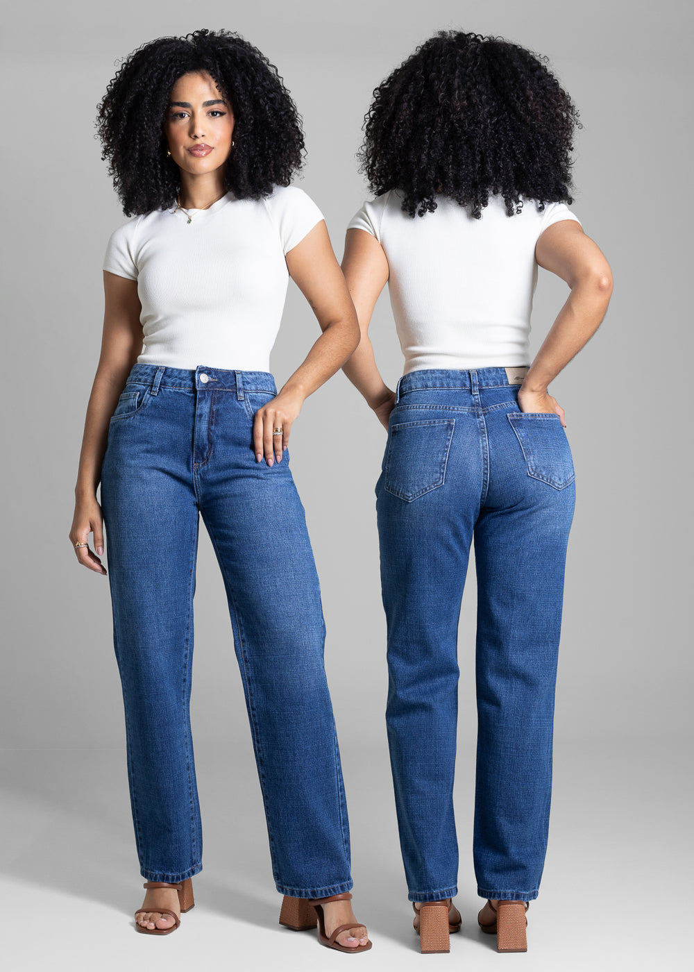 Calça Jeans Sawary Reta - 282948 AZUL
