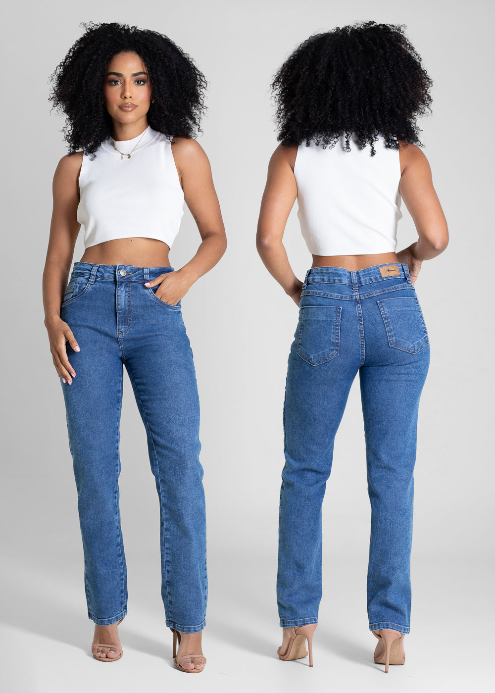 Calça Jeans Sawary Reta - 282971 AZUL