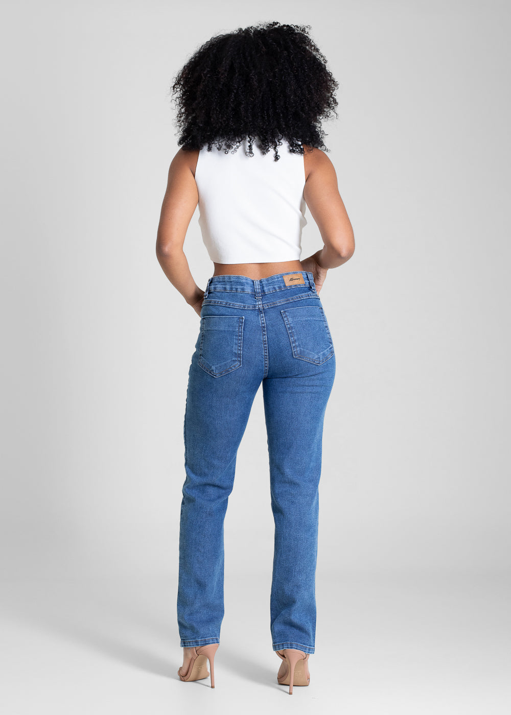 Calça Jeans Sawary Reta - 282971 AZUL