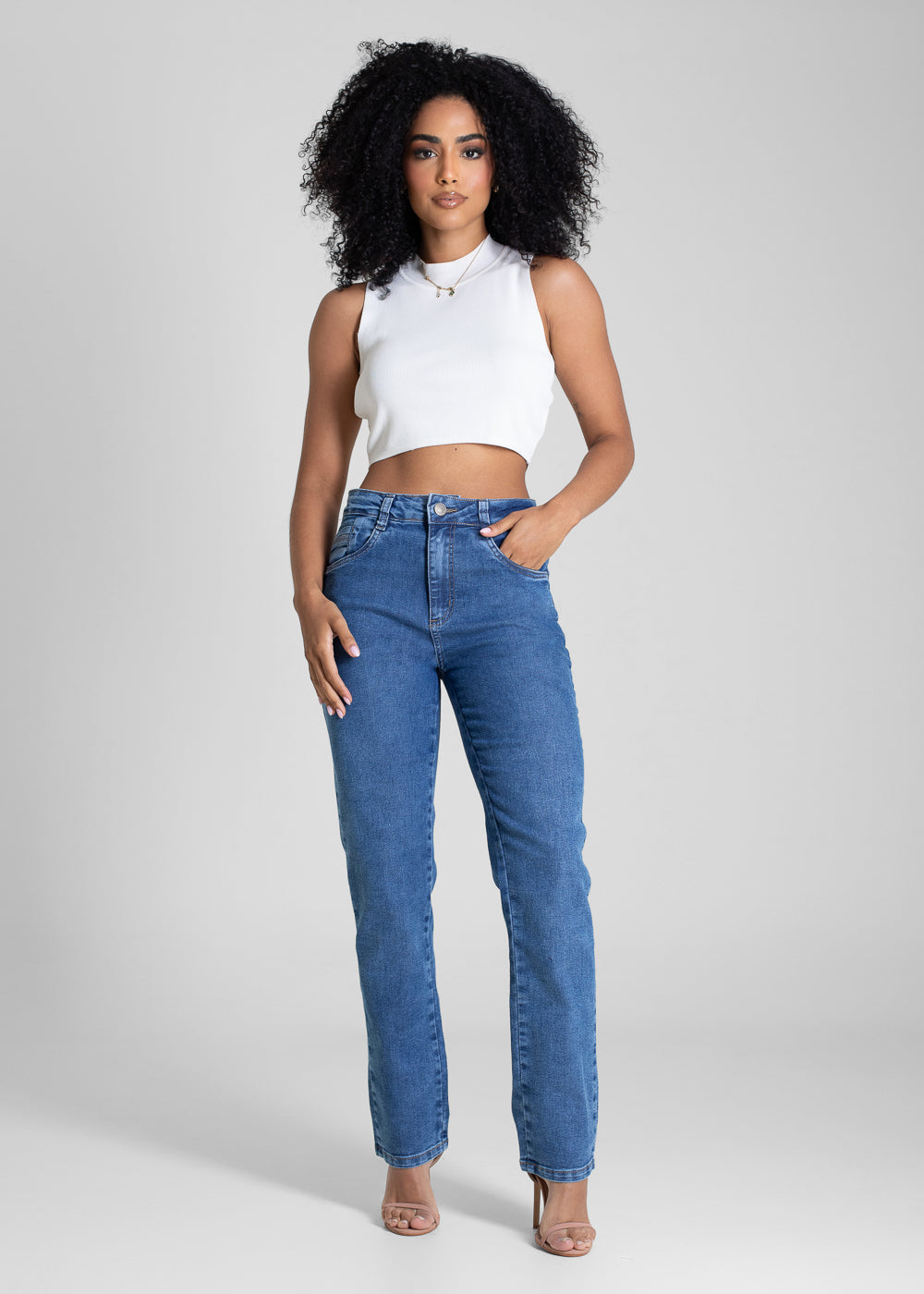Calça Jeans Sawary Reta - 282971 AZUL