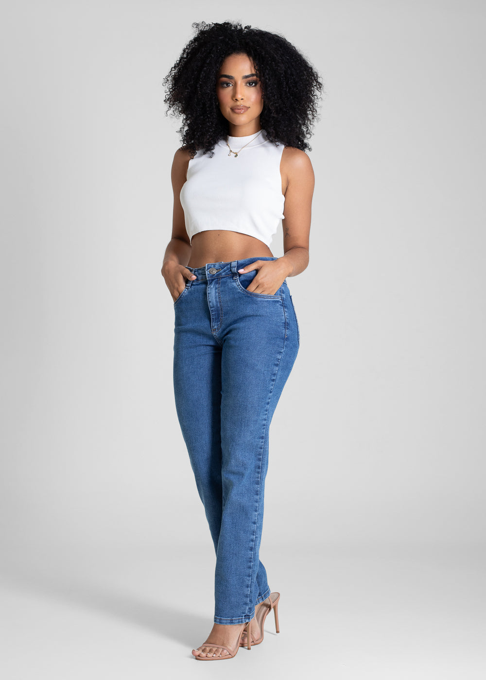 Calça Jeans Sawary Reta - 282971 AZUL
