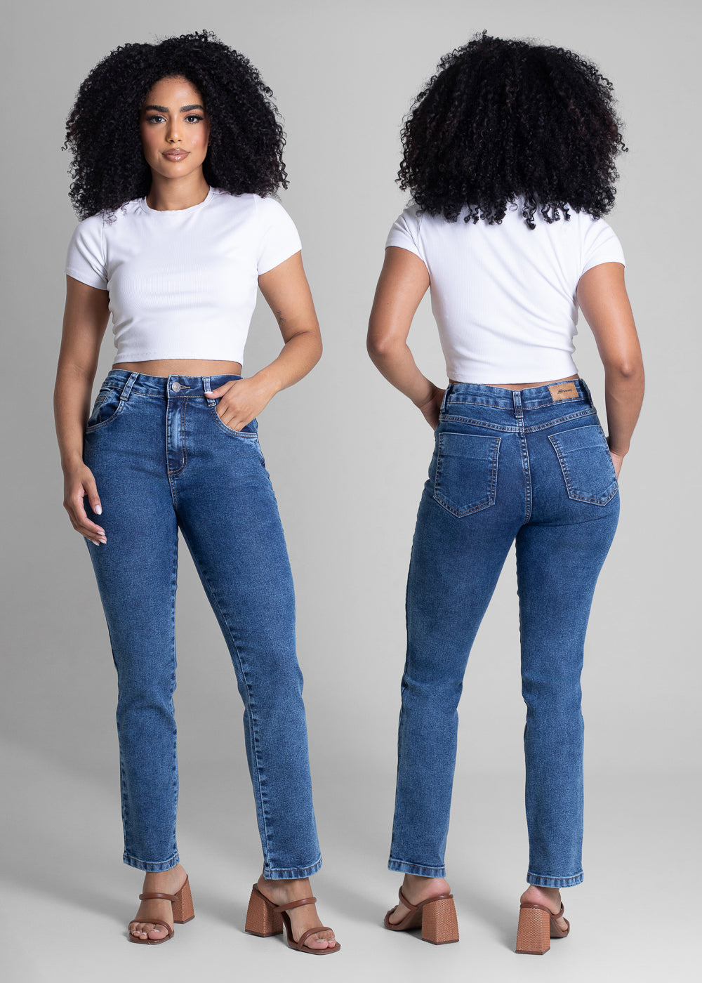 Calça Jeans Sawary Reta - 282986 AZUL