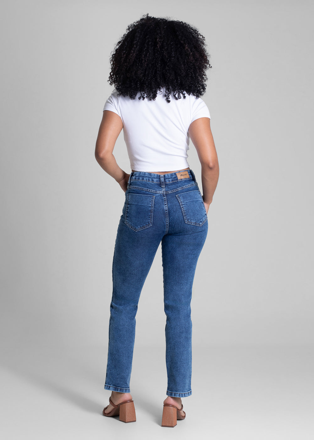 Calça Jeans Sawary Reta - 282986 AZUL