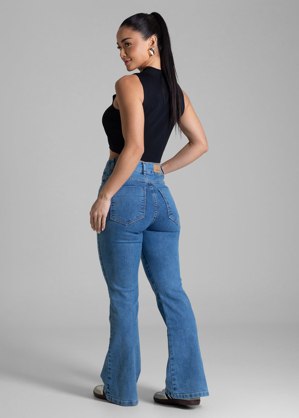 Calça Jeans Sawary Flare Petit - 283003 AZUL