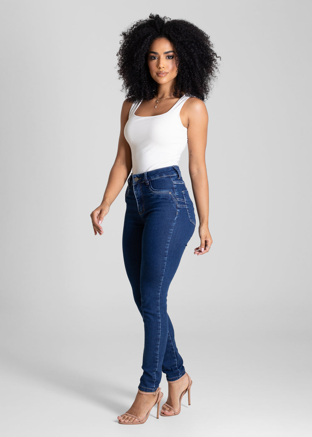 Calça Jeans Sawary Levanta Bumbum - 283009 AZUL