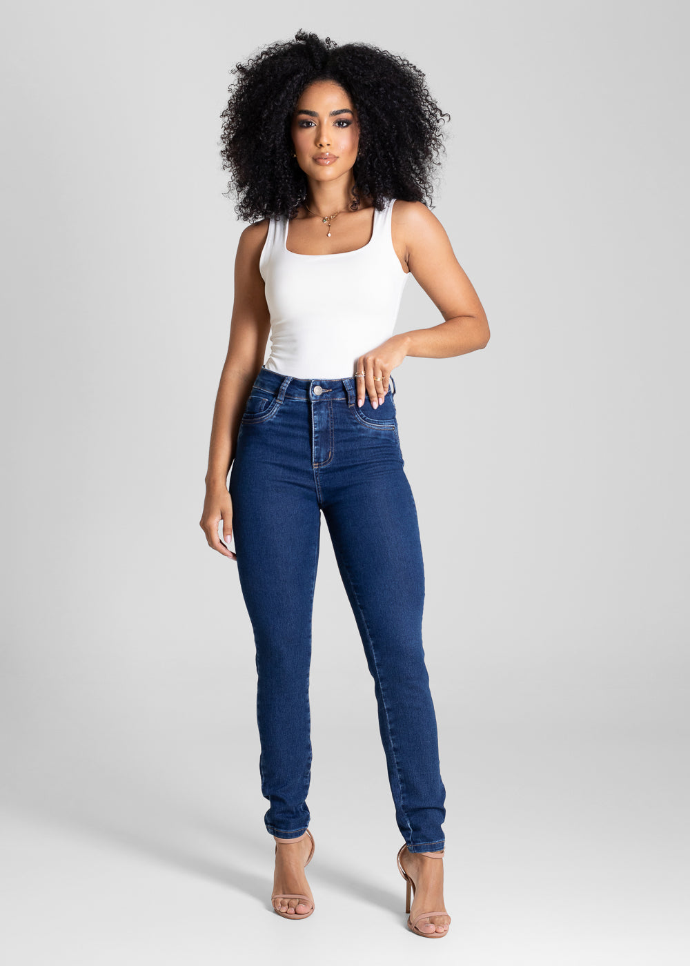 Calça Jeans Sawary Levanta Bumbum - 283009 AZUL