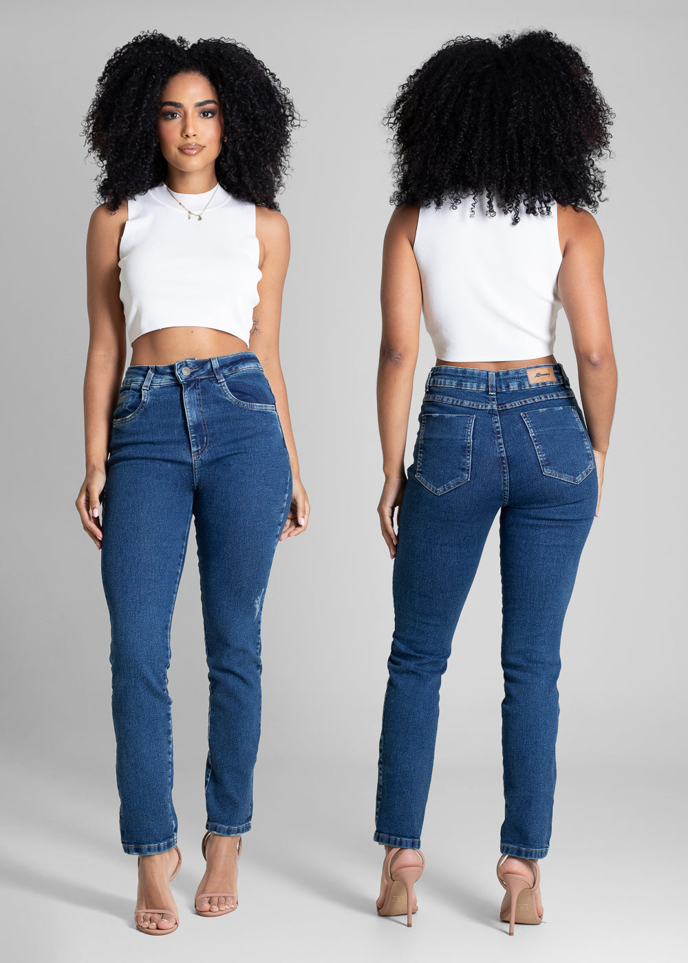 Calça Jeans Sawary Reta - 283033 AZUL