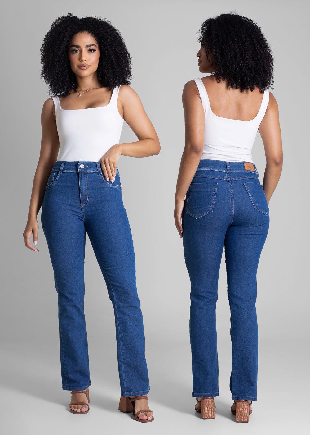 Calça Jeans Sawary Reta - 283055 AZUL