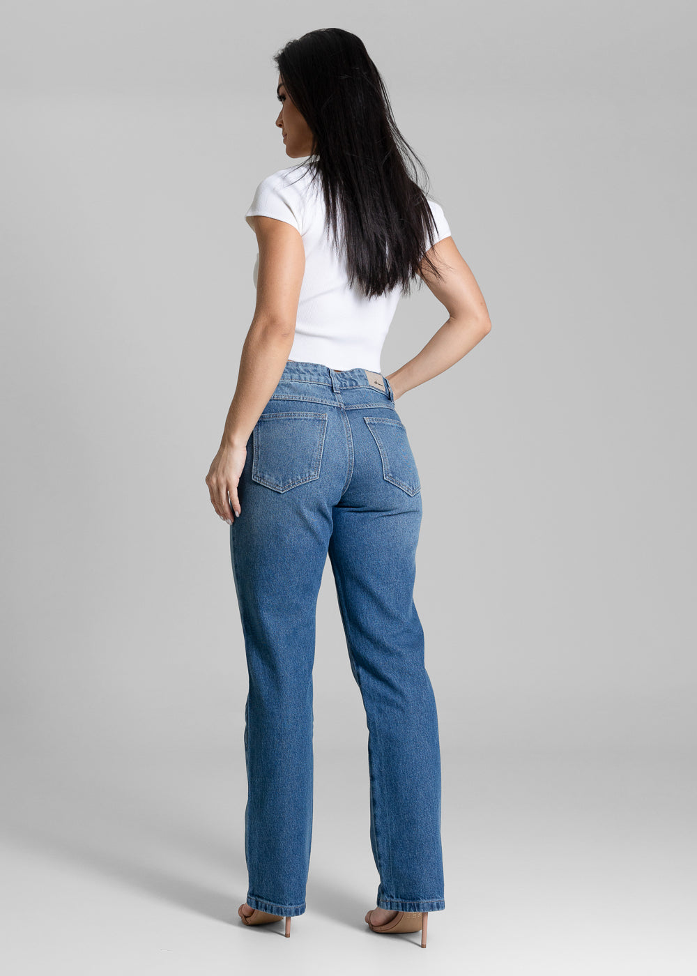 Calça Jeans Sawary Reta -283067 AZUL