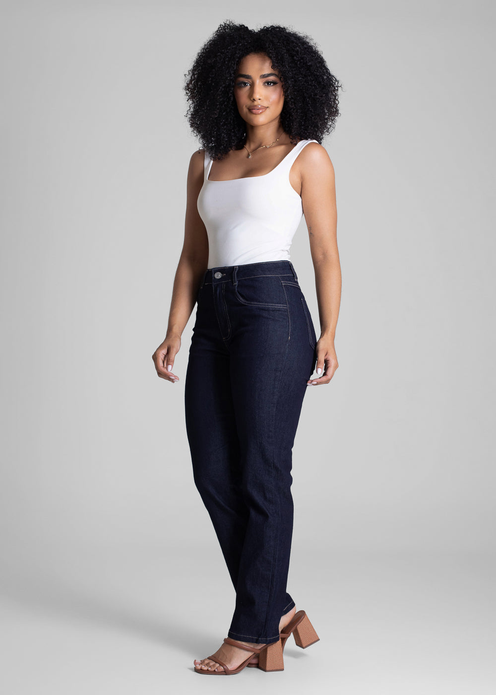 Calça Jeans Sawary Reta - 283076 AZUL