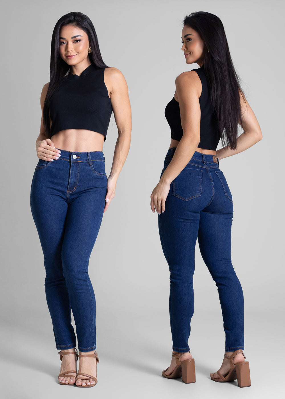 Calça Jeans Sawary Cigarrete - 283083 AZUL