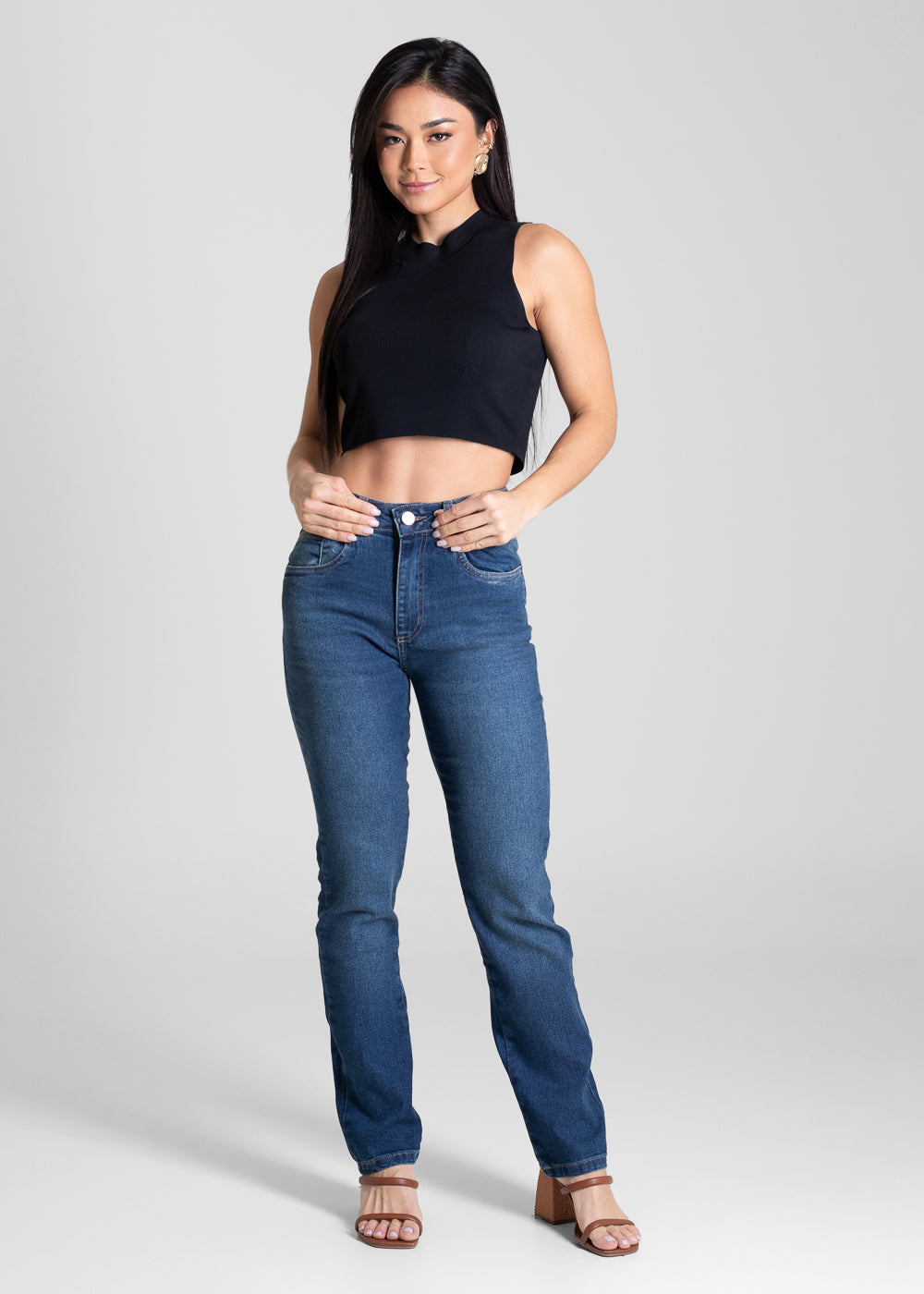 Calça Jeans Sawary Reta - 283102 AZUL