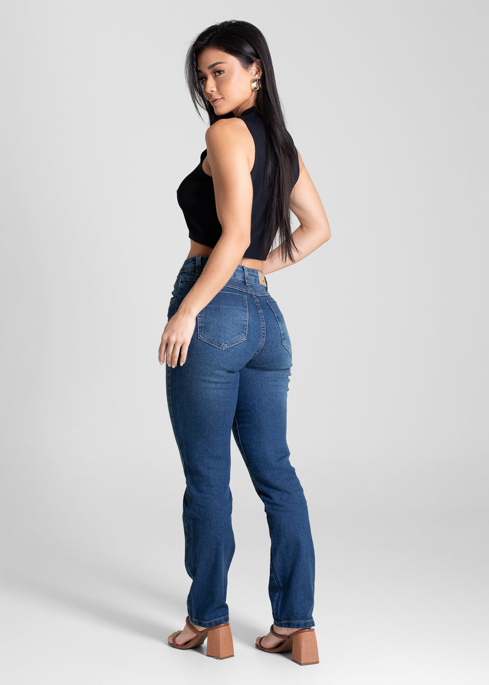 Calça Jeans Sawary Reta - 283102 AZUL