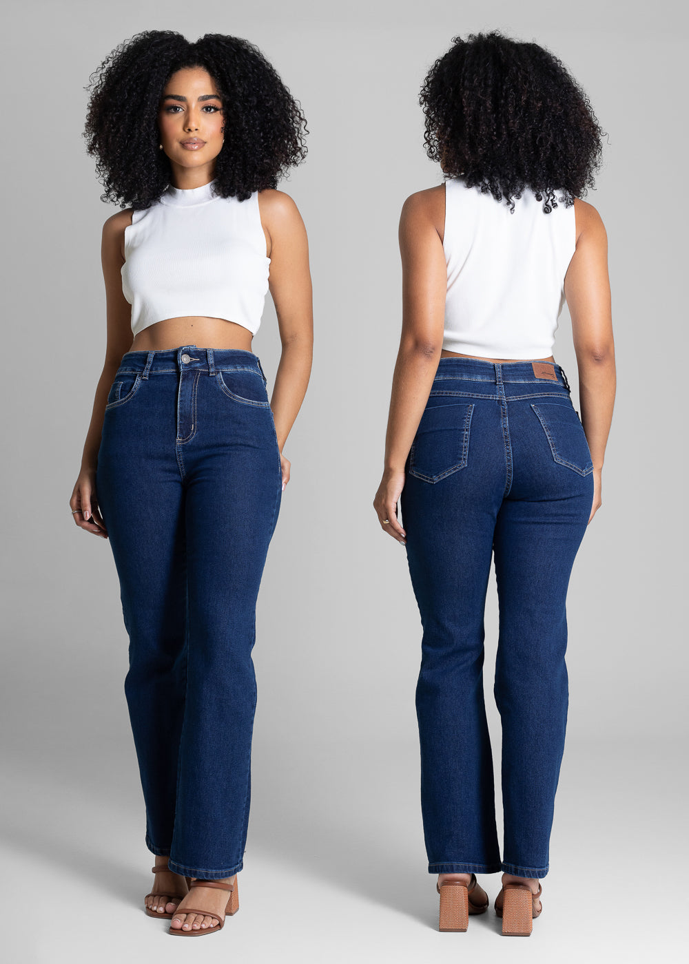 Calça Jeans Sawary Reta - 283124 AZUL