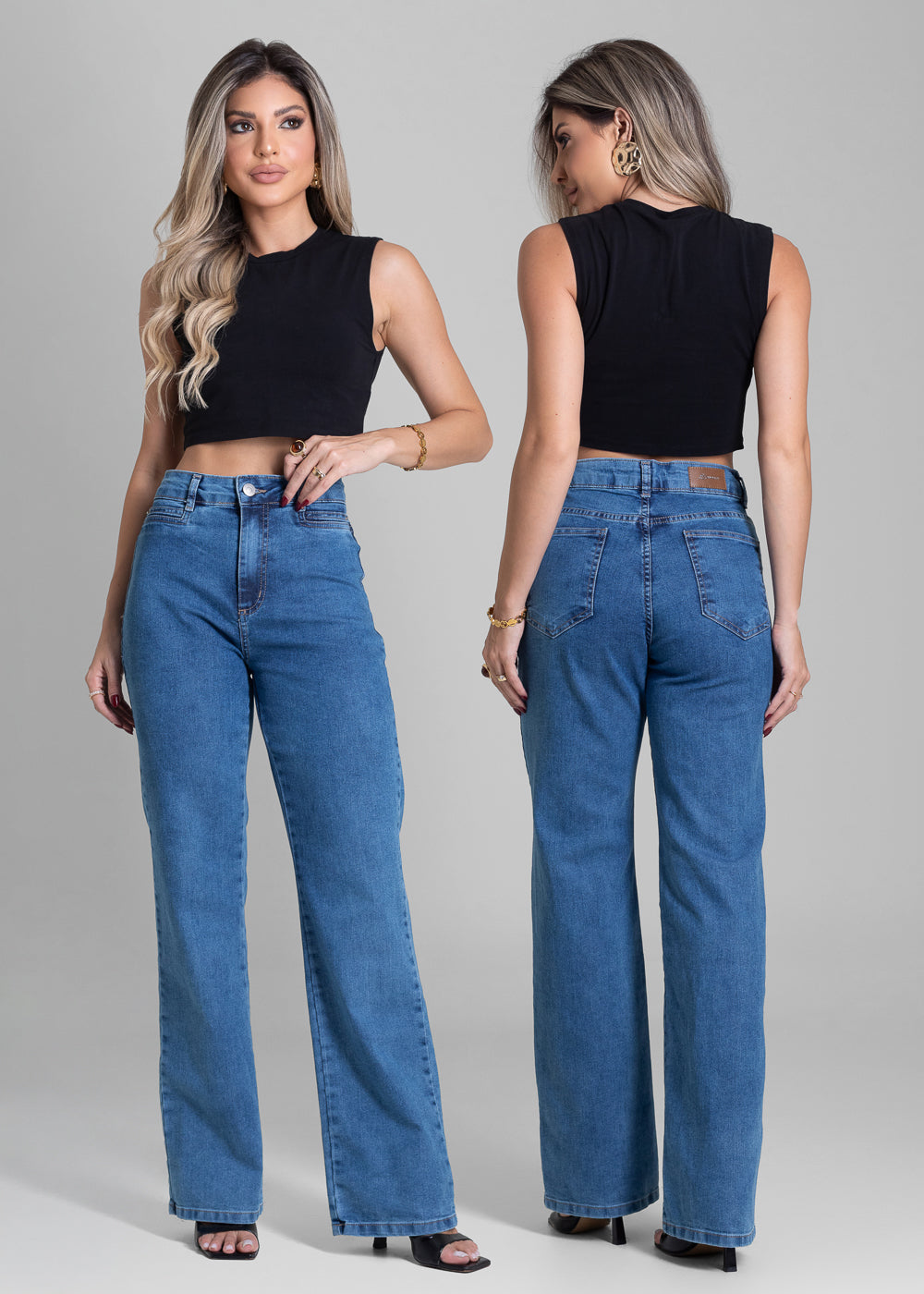 Calça Jeans Sawary Reta - 283135 AZUL