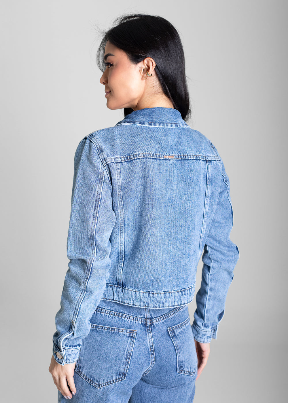 Jaqueta Jeans Sawary - 283251 AZUL