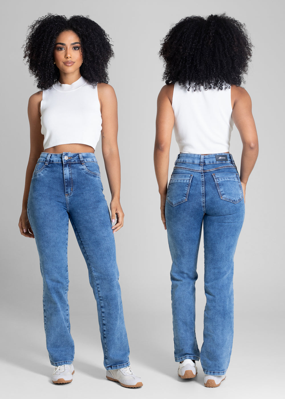 Calça Jeans Sawary Reta Petit -  283157 AZUL