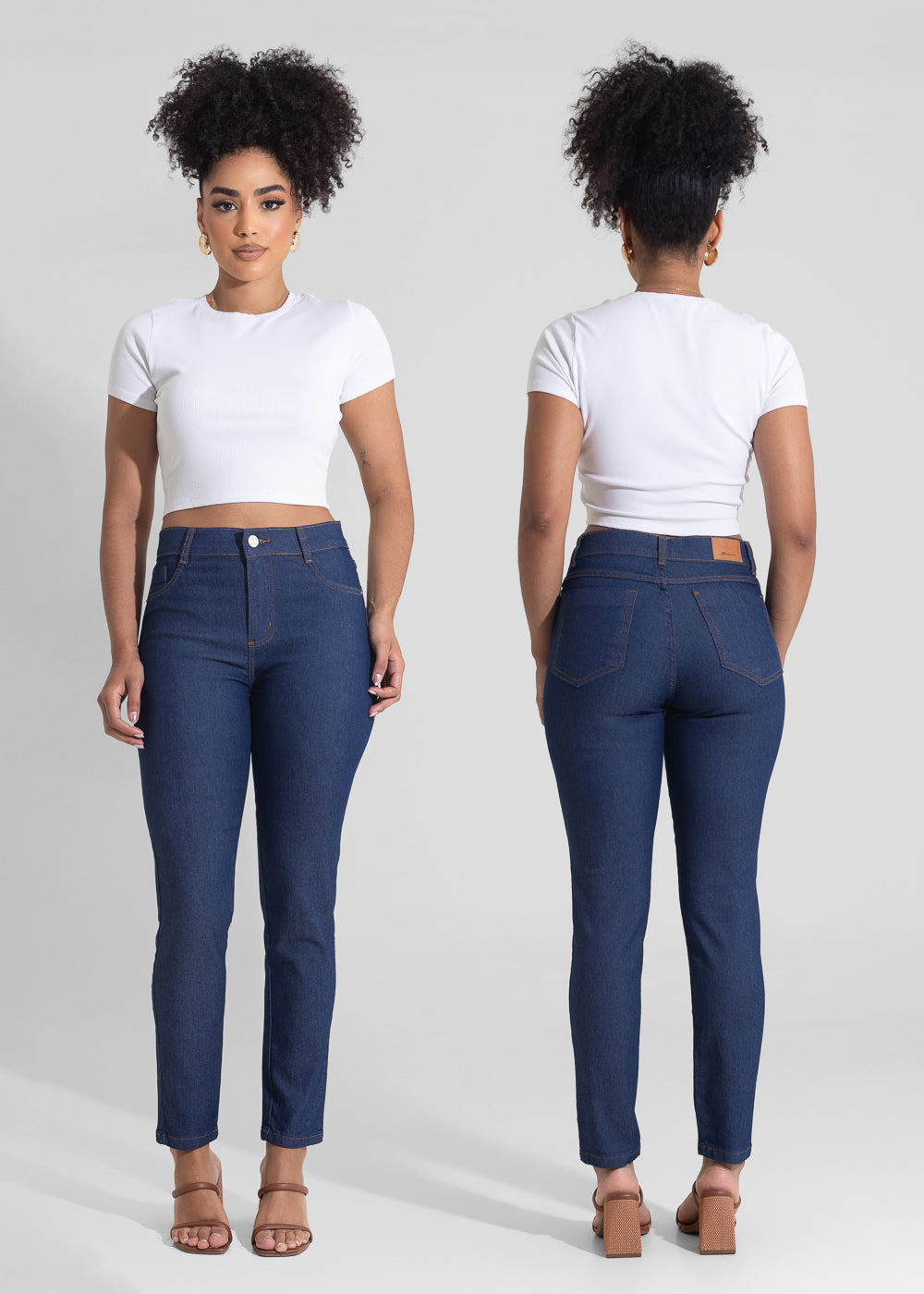 Calça Jeans Sawary Cigarrete - 283158 AZUL