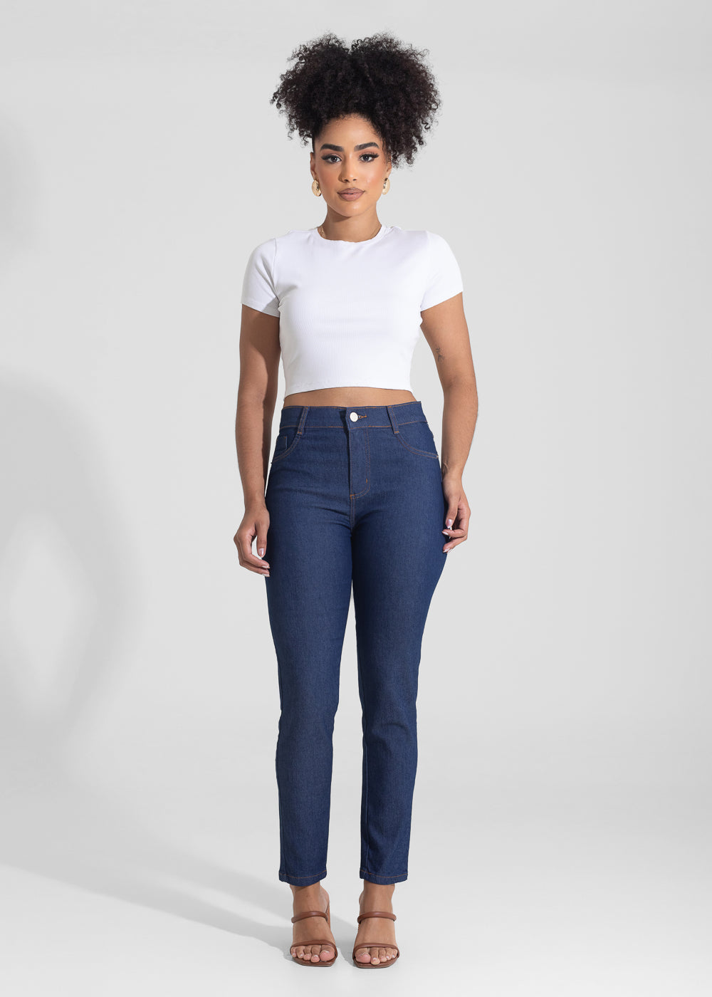 Calça Jeans Sawary Cigarrete - 283158 AZUL