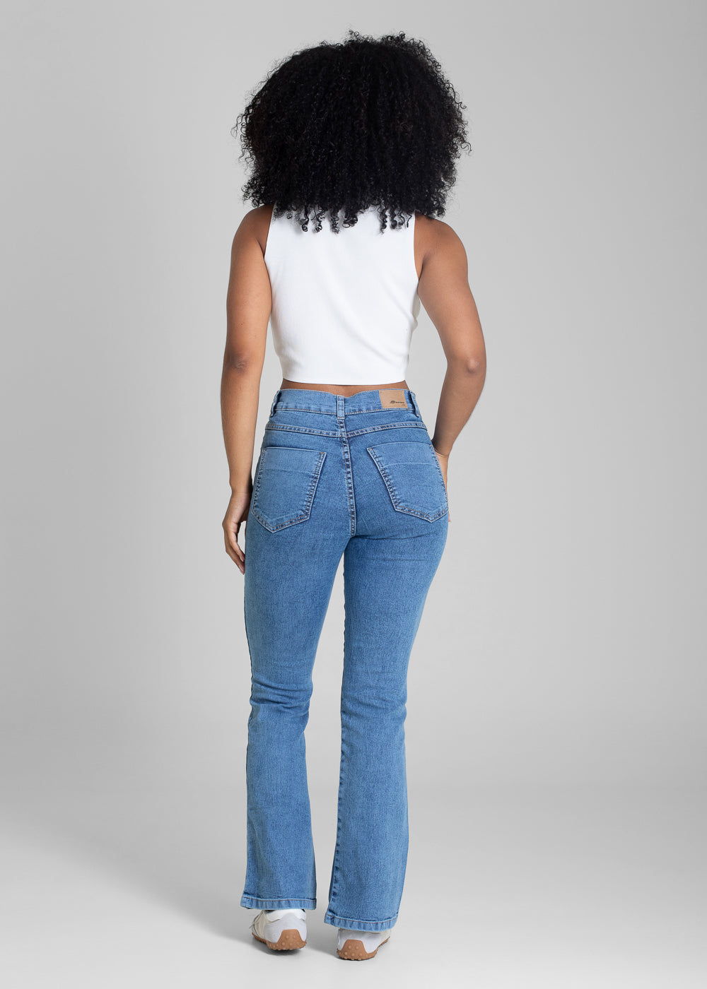 Calça Jeans Sawary Boot Cut Petit -  283159 AZUL