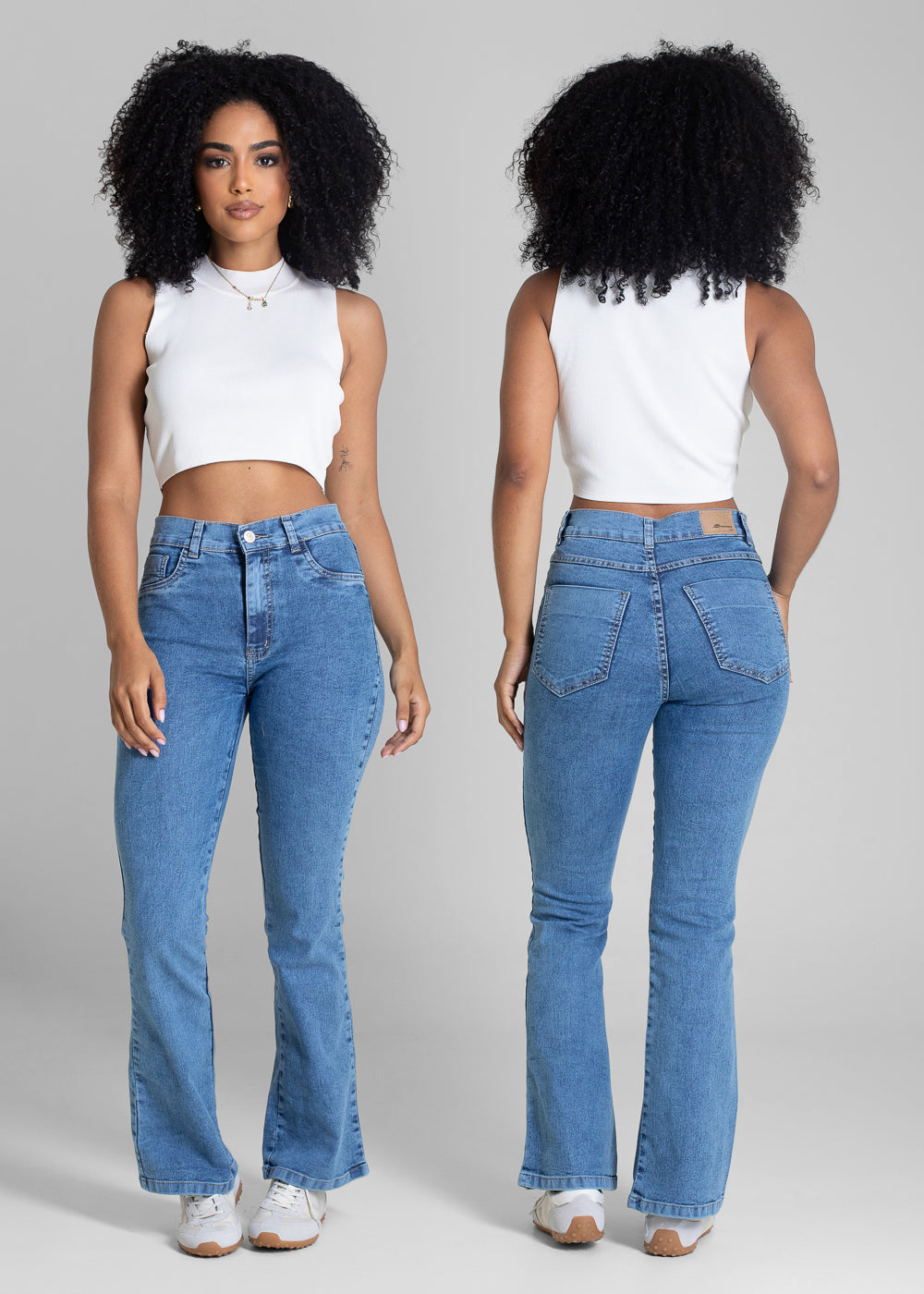 Calça Jeans Sawary Boot Cut Petit -  283159 AZUL