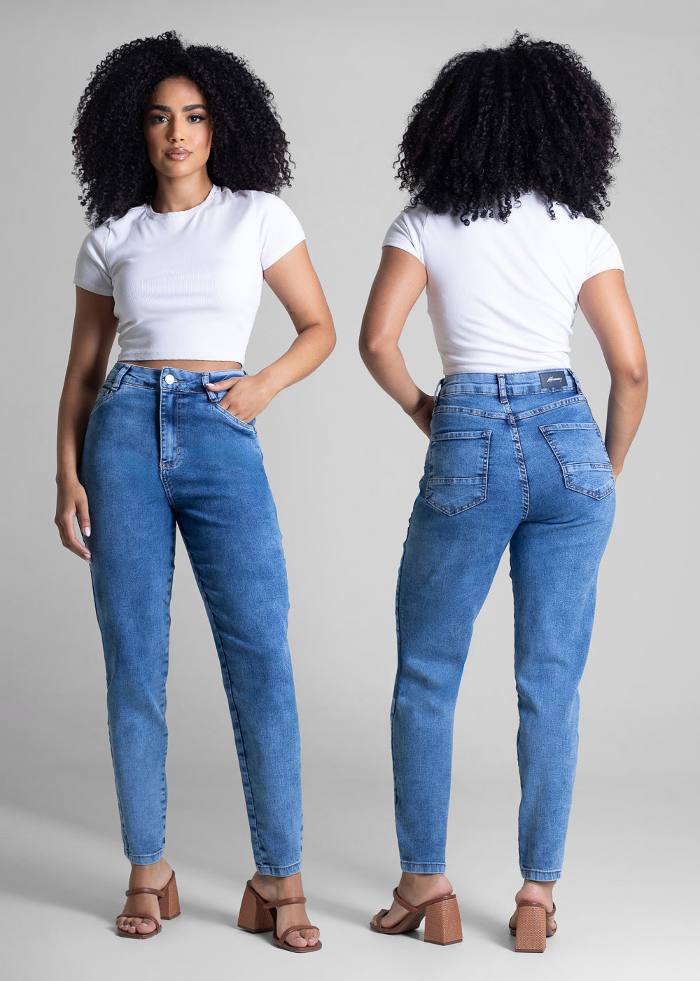 Calça Jeans Sawary Mom - 283161 AZUL