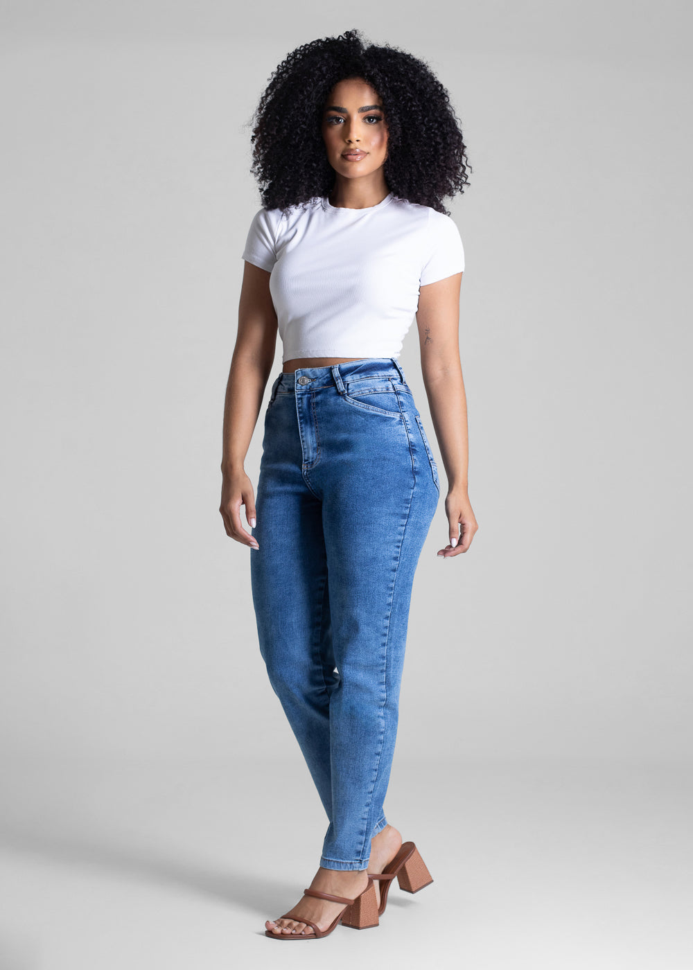 Calça Jeans Sawary Mom - 283161 AZUL