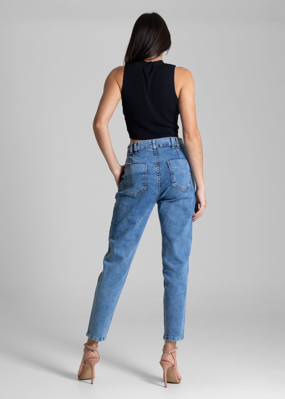 Calça Jeans Sawary Mom - 283182 AZUL