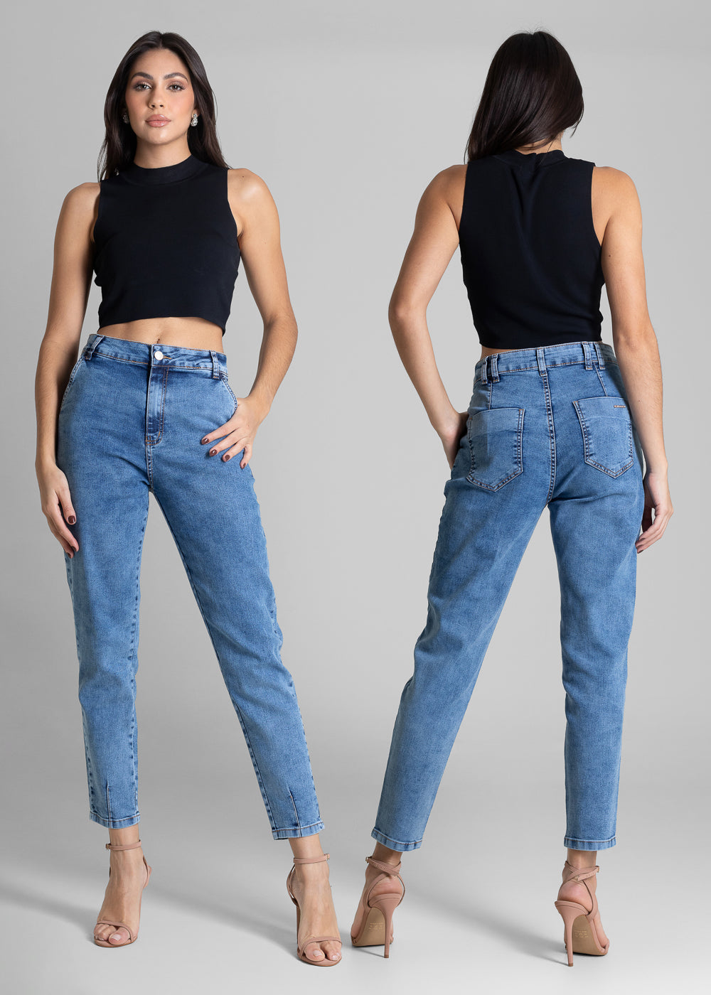 Calça Jeans Sawary Mom - 283182 AZUL