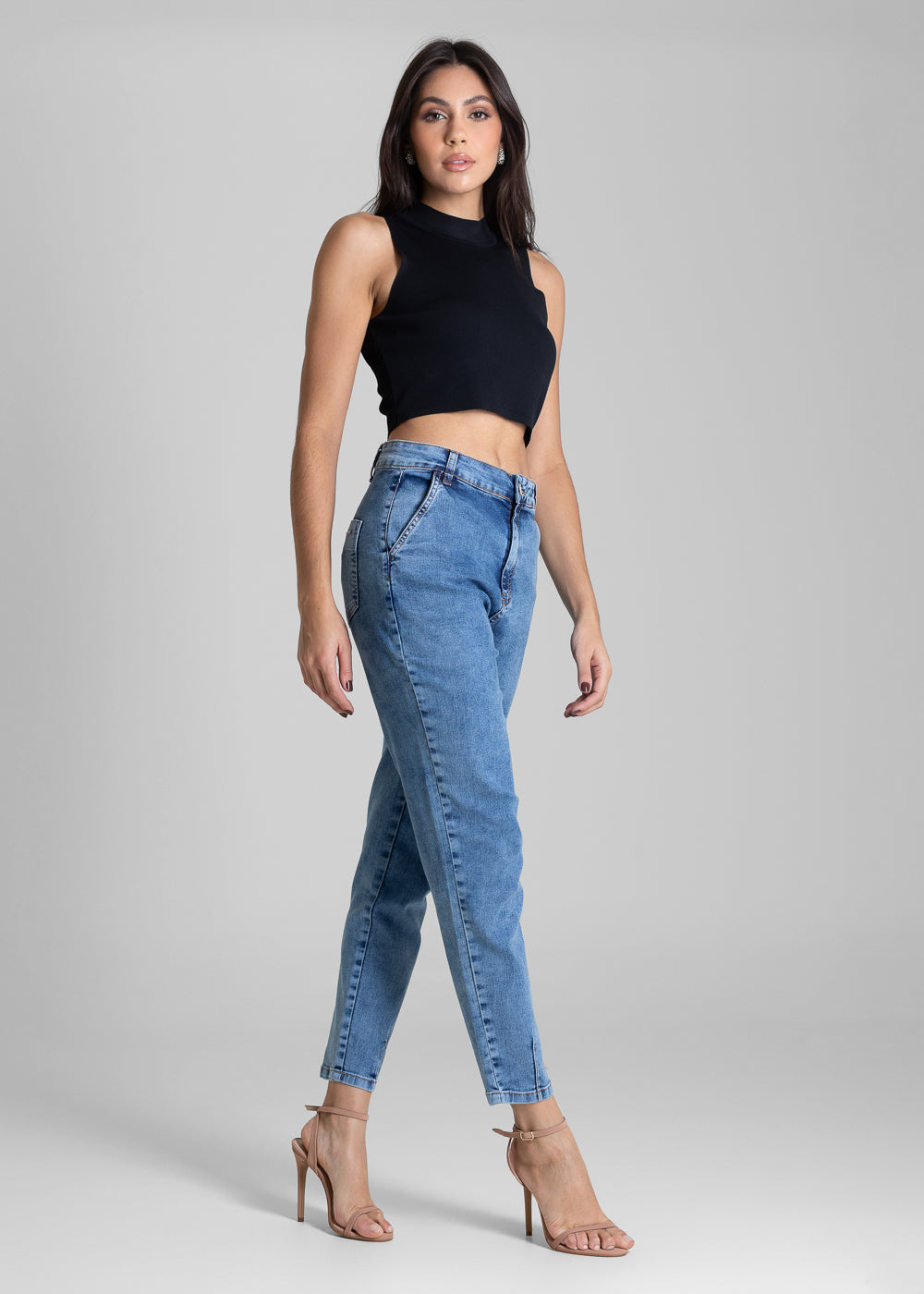 Calça Jeans Sawary Mom - 283182 AZUL