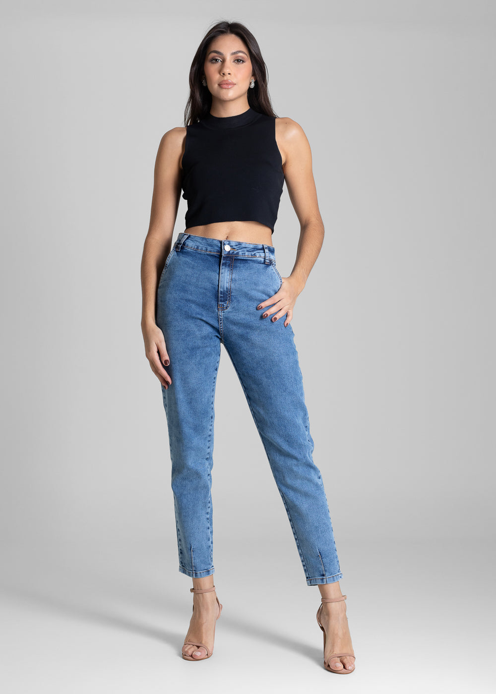 Calça Jeans Sawary Mom - 283182 AZUL