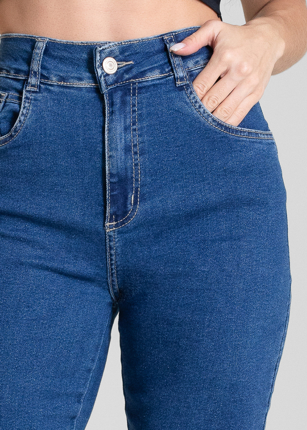 Calça Jeans Sawary Mom - 283189 AZUL