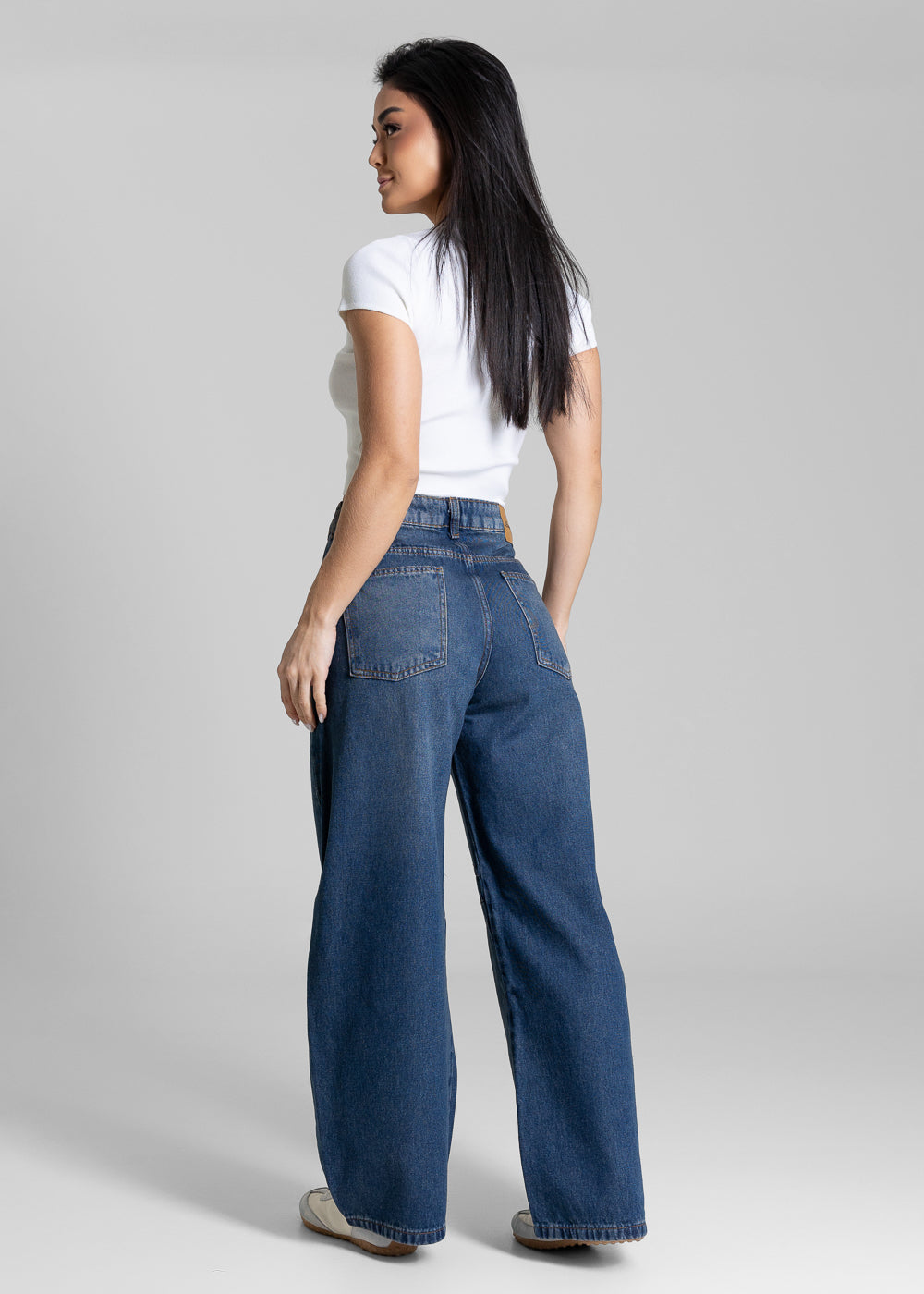 Calça Jeans Sawary Balloon Petit - 283203 AZUL