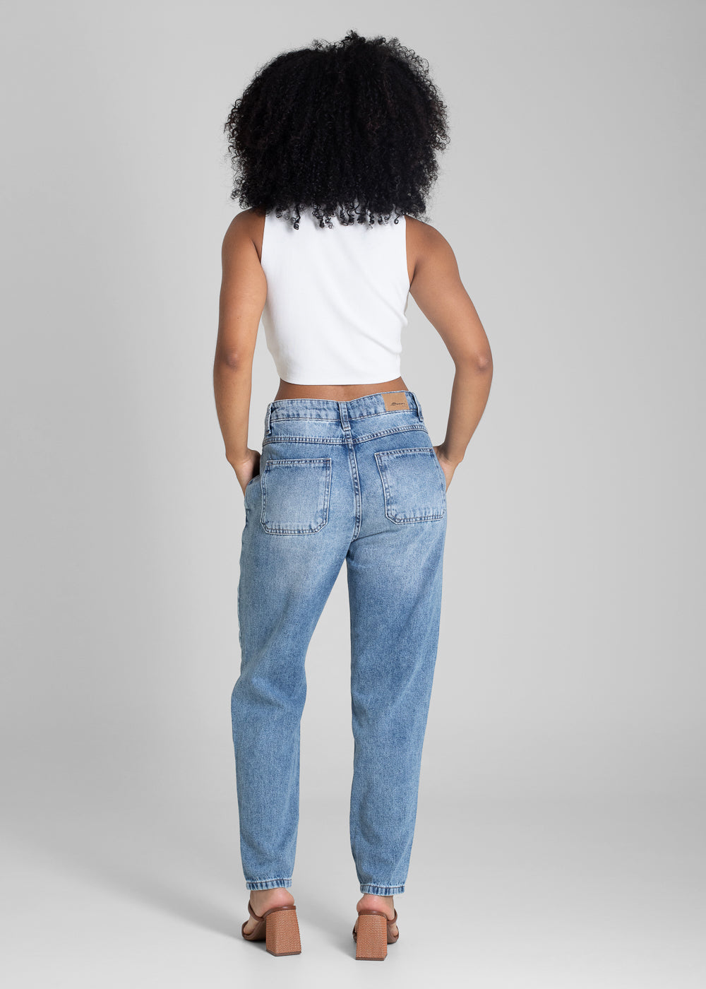 Calça Jeans Sawary Mom - 283209 AZUL