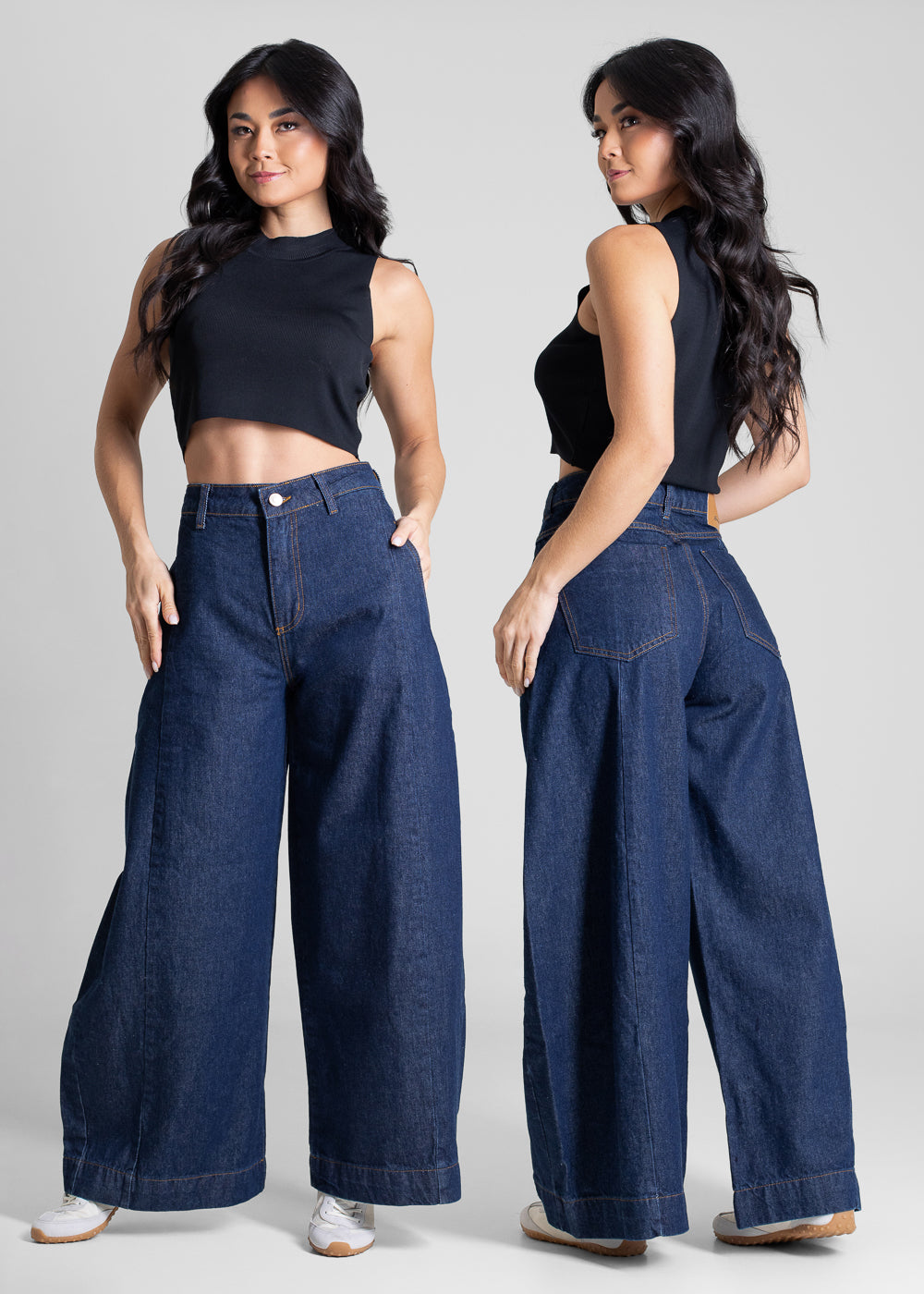 Calça Jeans Sawary Balloon Petit - 283211 AZUL