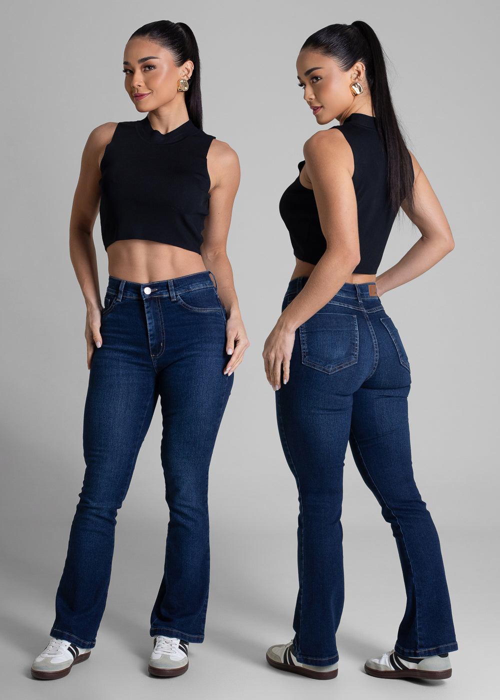Calça Jeans Sawary Boot Cut - 283259 AZUL